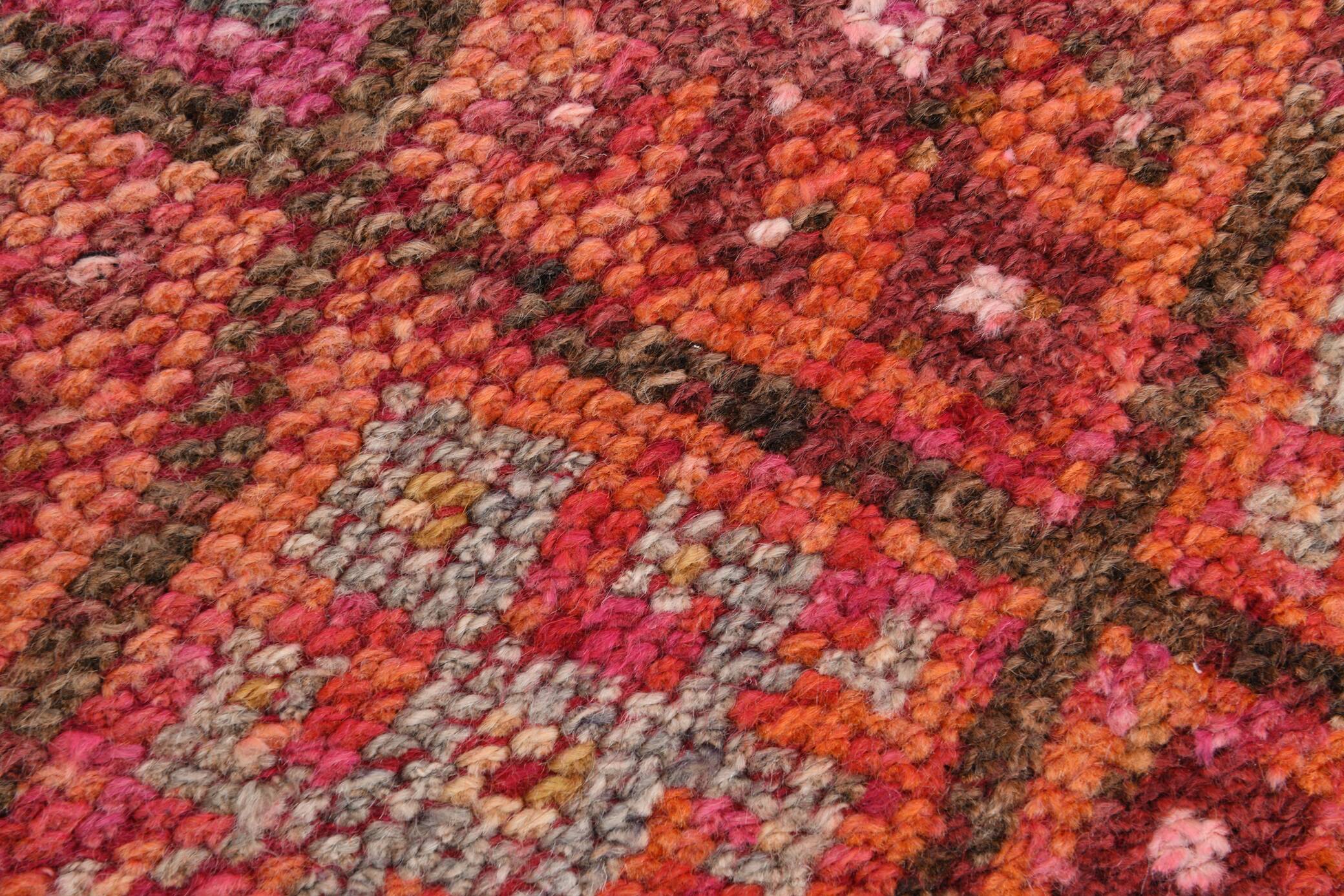 Tapis Couloir Turc Géométrique, Tapis Tribal Vintage, 87x366 Cm