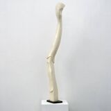 Abstract sculpture, painted wood and steel, American school, c.1960