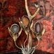 Bronze and agate sculpture
