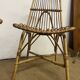 Paire de chaises en rotin & bambou