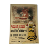 Moulin Rouge advertising poster "Great Red"