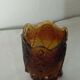 Vase a violette tripode en verres epoque charles x decor fleur de lys