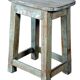 Old Burmese teak workshop stool