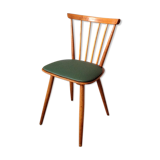Chair with wood-khaki bars