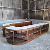 Ensemble de 2 comptoirs de magasin 1950