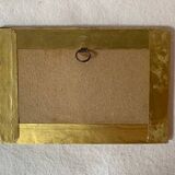 Miniature enhanced engraving, under glass, late 18th century painting, Netherlands