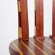 Rare Wooden Tomahawk Chair Masterpiece from the 90s