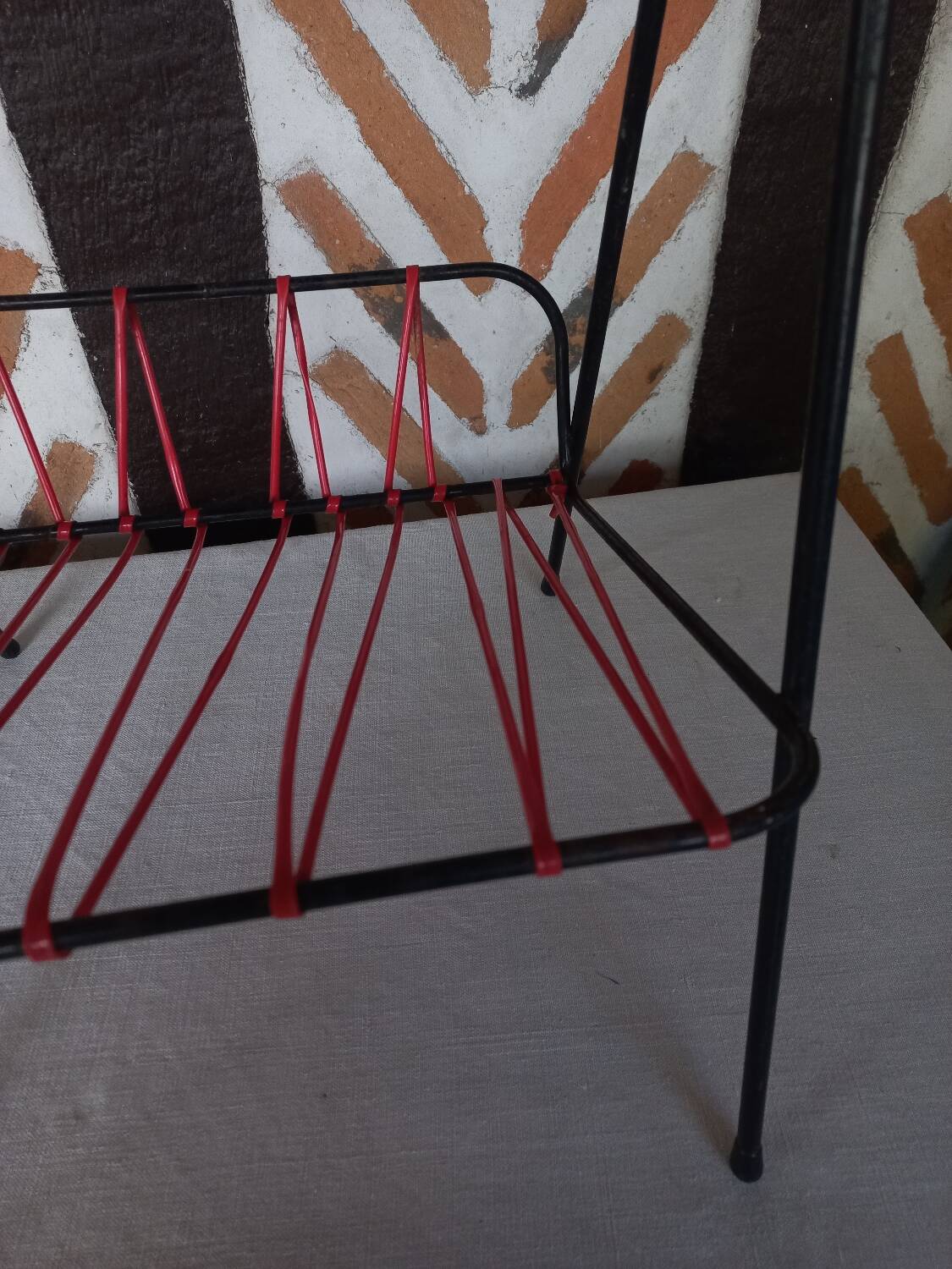 Magazine holder end table 1960