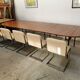 Table modulable vintage à système Torrens et fils