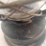 Old ALG storm lamp. Height 34 cm. Broken glass.