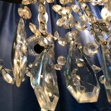 Crystal chandelier diamond cut 9 fires 1880