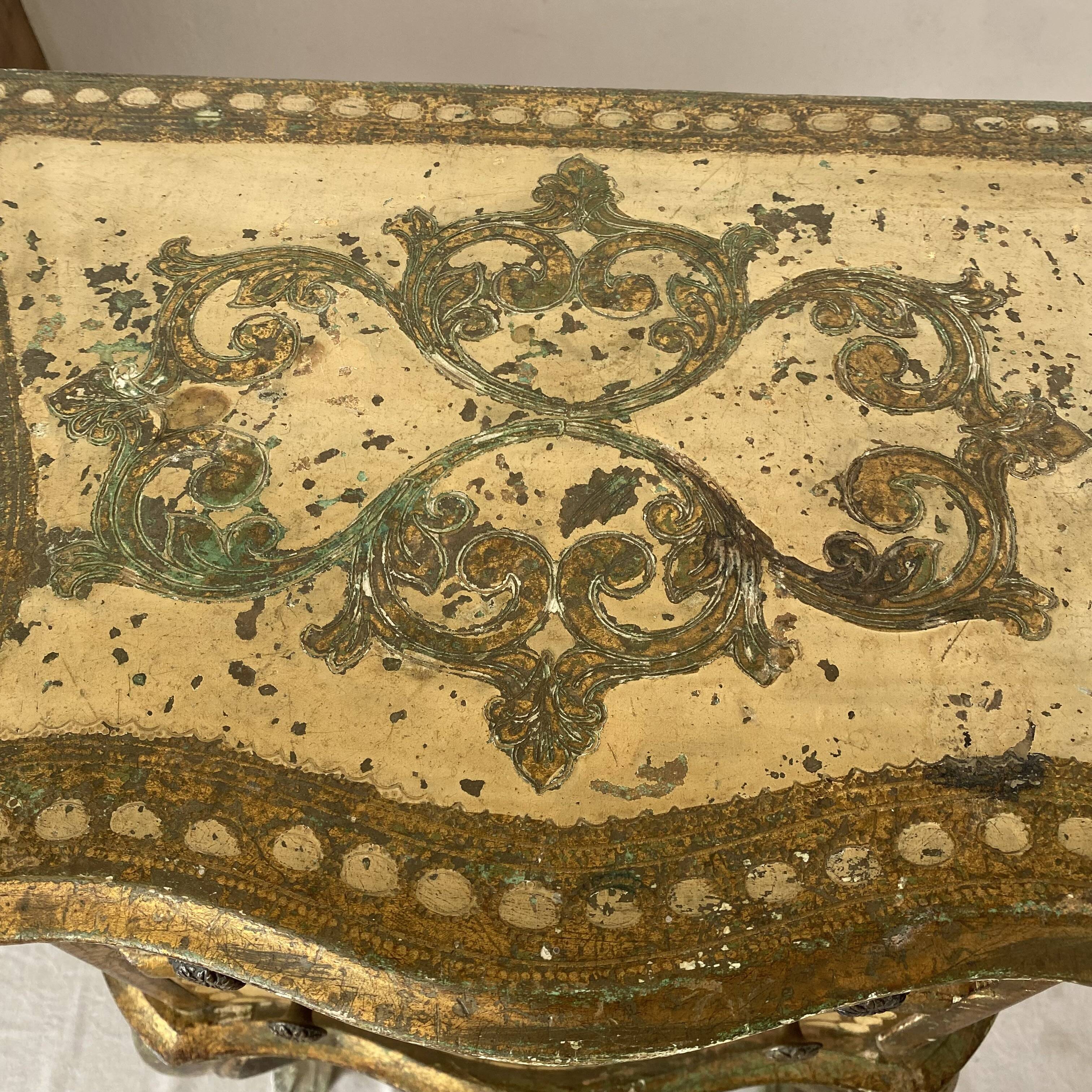 Pair of Italian Venetian-style bedside tables