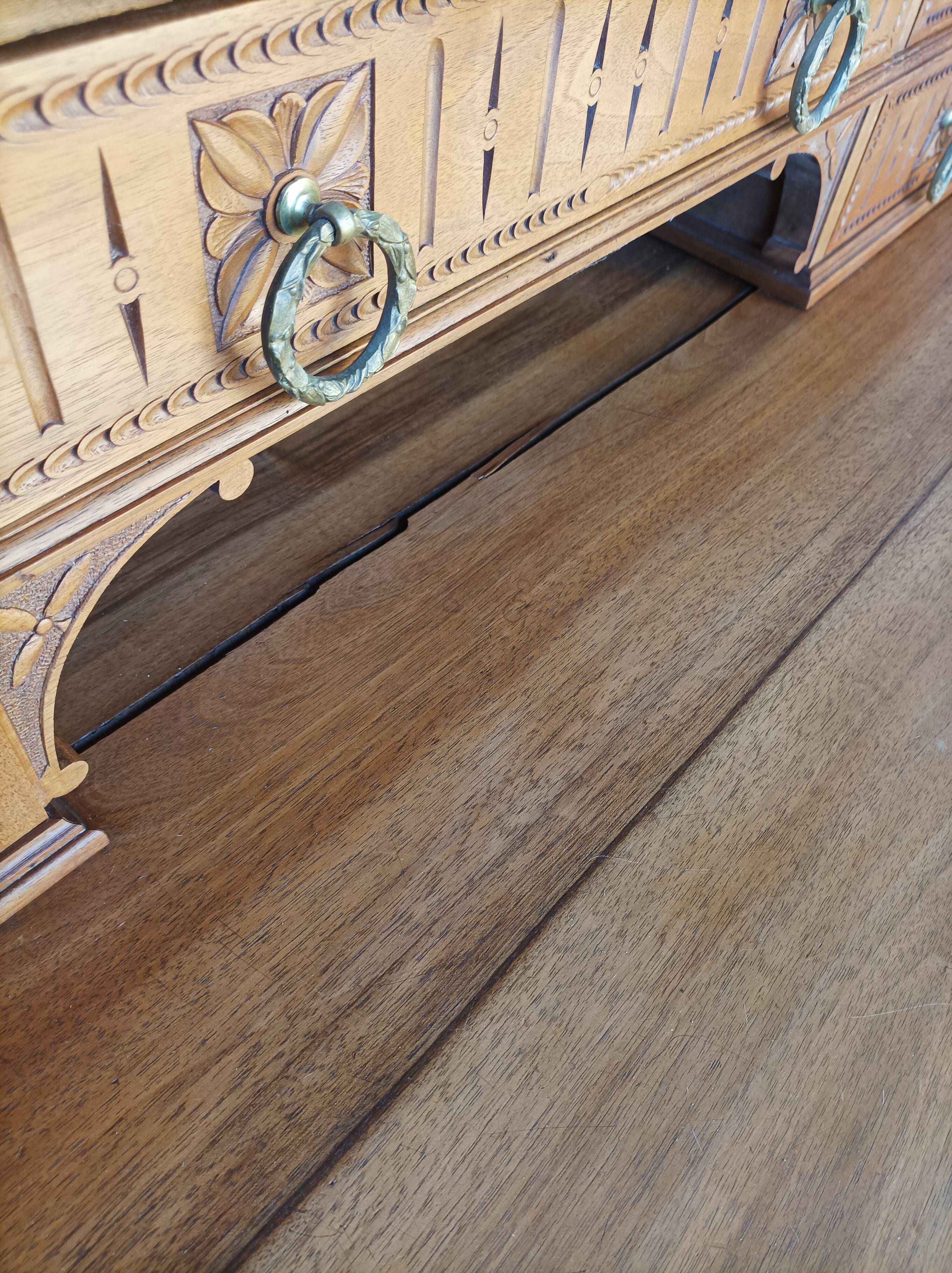 Louis XVI style walnut desk