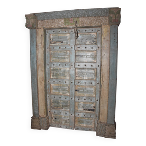 Porte indienne ancienne - patine