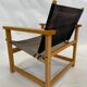 Vintage Safari Chair 1980s Hyllinge Møbler Denmark