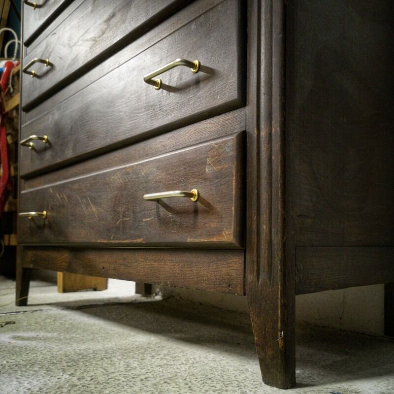 Commode vintage 4 tiroirs
