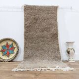 Handcrafted Moroccan Berber Rug 138 X 62 CM