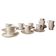 Stig Lindberg, 10 porcelain espresso cups from Gustavsberg, Scandinavian Modern.