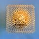 Glass design wall or ceiling lamp, flush mount, 1970s / up to 5 pieces