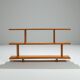 Mid-Century three tier wooden shelving unit