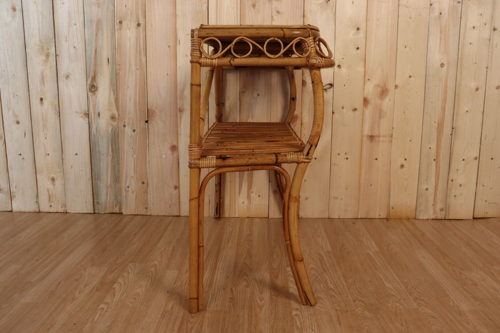 Vintage rattan console Italy
