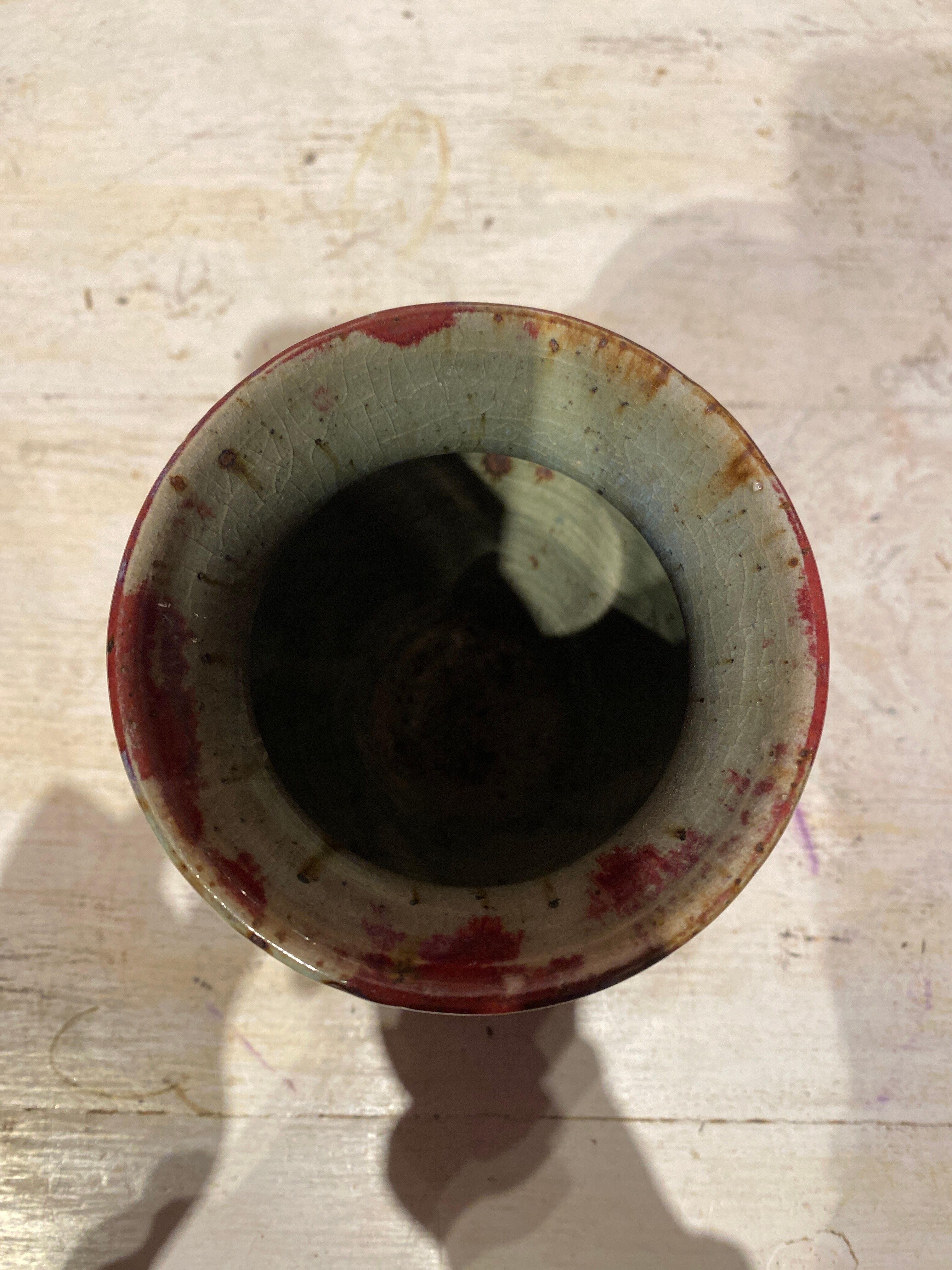 Ceramic pot signed D. Avonts