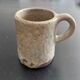 Paire de mugs en grès signées