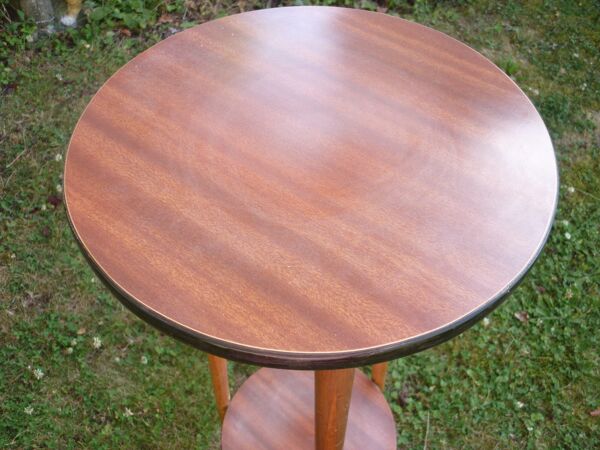 Porte-plantes tripode à 2 niveaux en formica