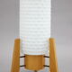 1960s rocket table lamp, Czechoslovakia