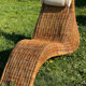 Rattan chaise longue