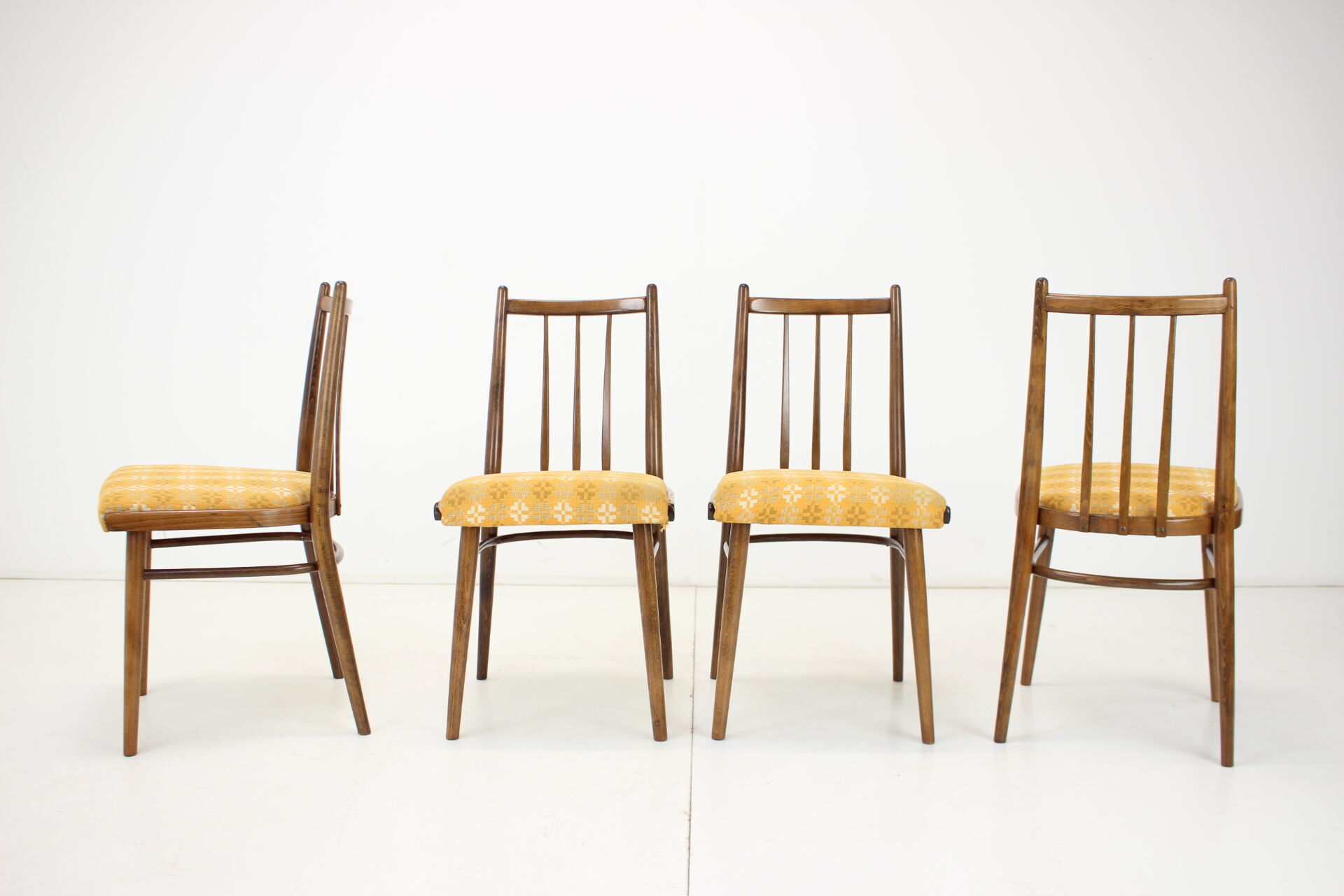 Set of four dining chairs by jitona, czechoslovakia, 1970s
