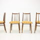 Set of four dining chairs by jitona, czechoslovakia, 1970s