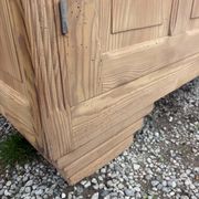 Parisian wardrobe / vintage wardrobe in raw wood
