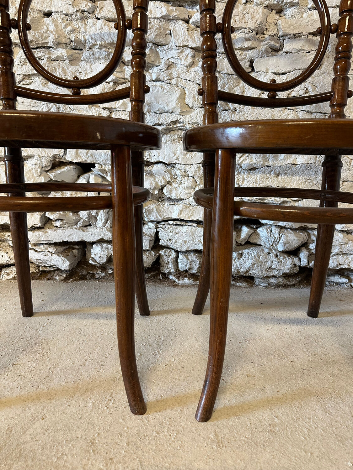 Paire de chaises de bistrot Fischel