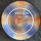 7 assiettes à huitres signées marie stuart roscoff
