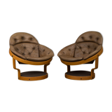 Armchairs designed by Oddmund Vad in  1970