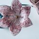 Murano glass flower wall lamp