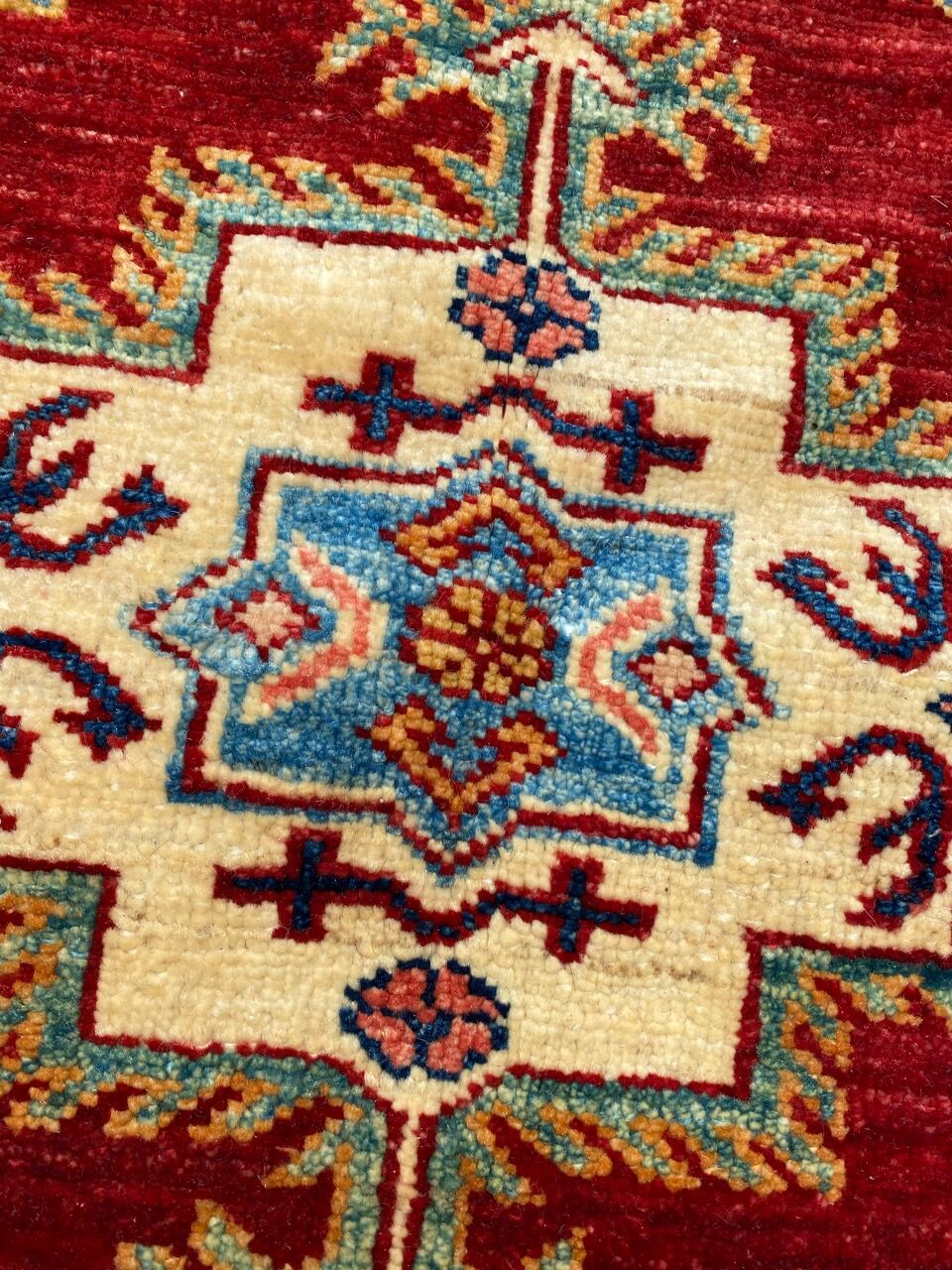 Chobi afghan contemporary carpet 100x142 cm