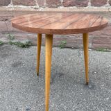 Coffee table cocktail formica french vintage design 1960
