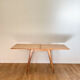 Table dépliante en bois, 1950