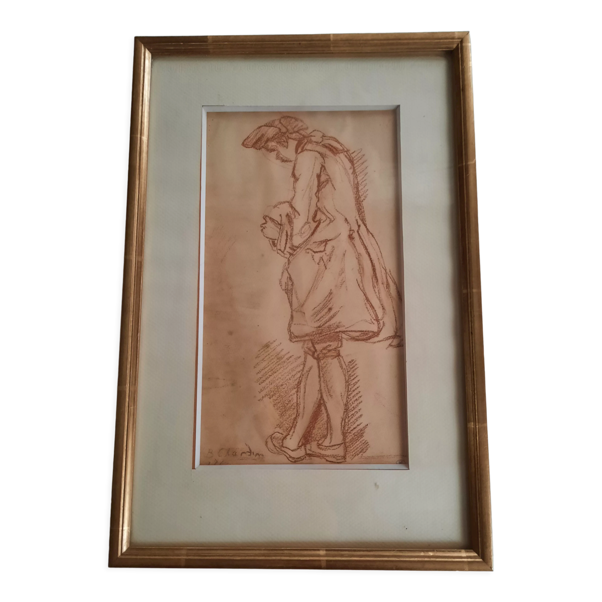 Cadre dessin sanguine