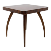 Table en noyer entièrement rénovée H 259 par Jindřich Halabala, années 1950
