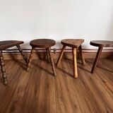 Set of 4 mismatched stools