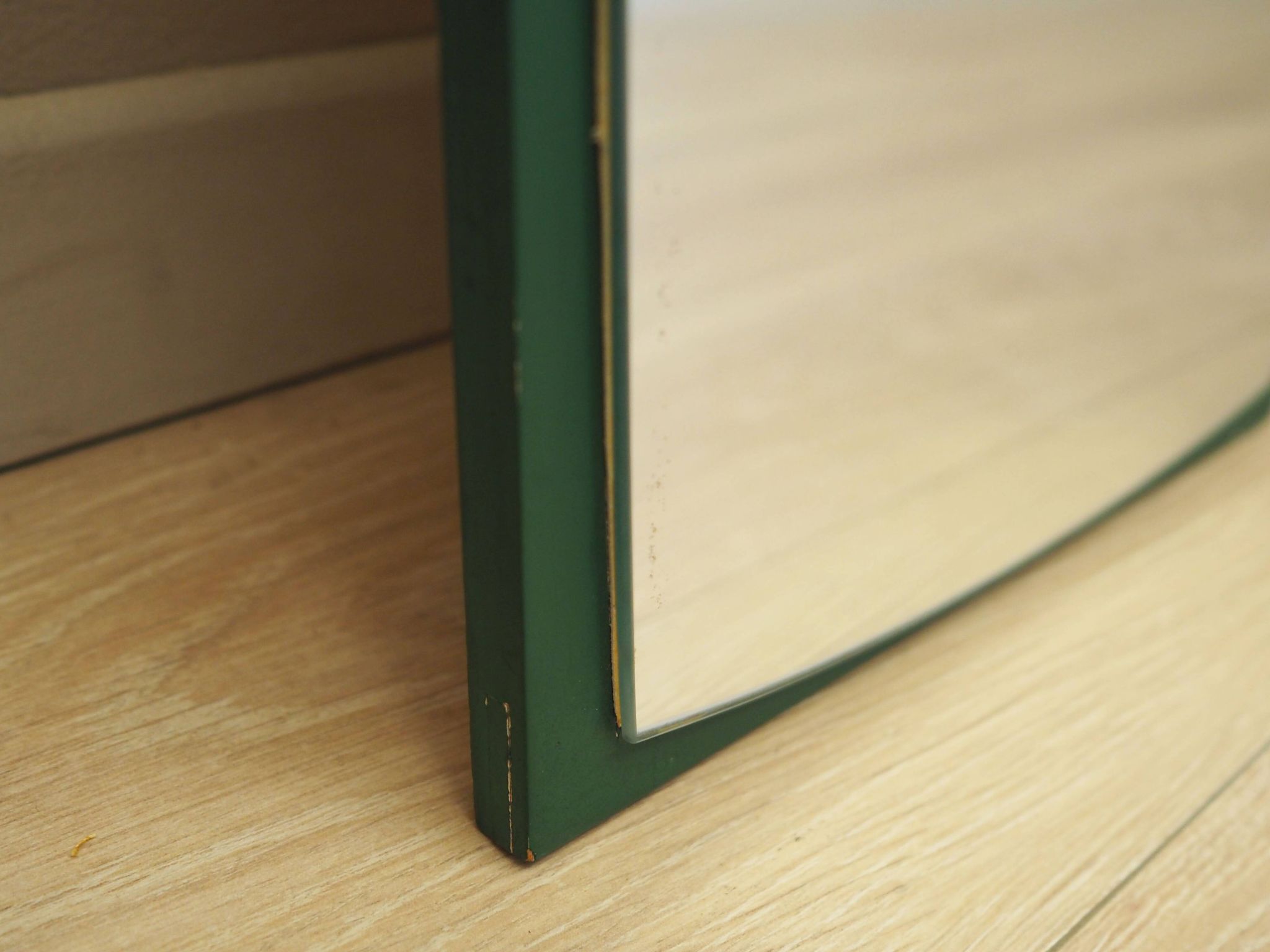 Mirror in pine frame, Danish design, 1970s, production: Denmark