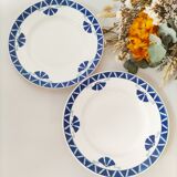 Set of 4 antique porcelain plates