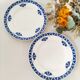 Set of 4 antique porcelain plates