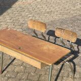 Bureau double d'écolier