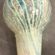 Decorative blown glass bottle Mdina Glass