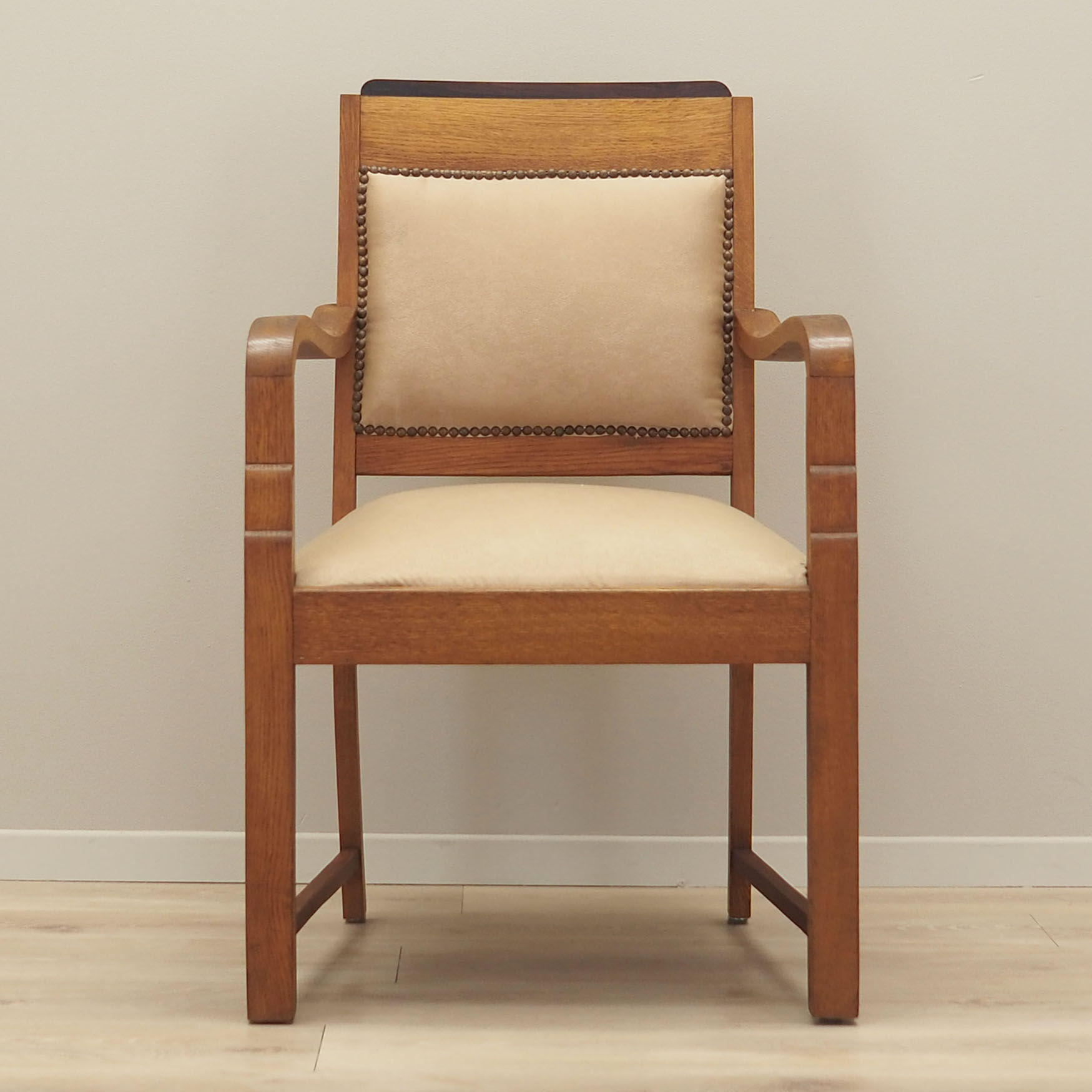 Fauteuil en chêne, Art Déco, années 1950, production: Danemark
