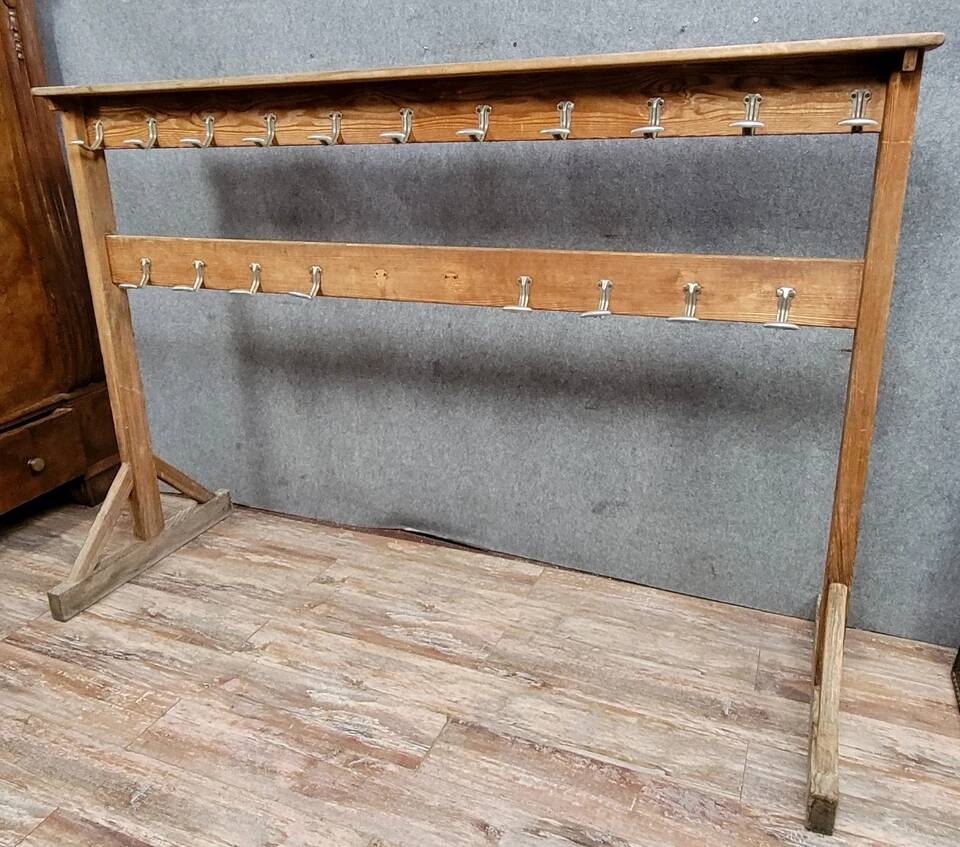 Art Deco school coat rack circa 1940